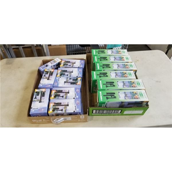 2 TRAYS OF NEW ATEC FOUNTAIN HEAD SETS