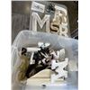 Image 1 : MR & MRS DECORATIVE LETTERS IN PLASTIC TOTE