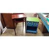 Image 1 : VINTAGE SIDE TABLEW AND PAINTED KIDS ENDTABLE