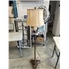 Image 1 : VINTAGE STYLE FLOOR LAMP WITH DARK FINISH