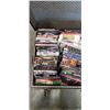 Image 2 : ANTIQUE SHIPPING TRUNK WITH ASSORTED DVDS AND CONTENTS