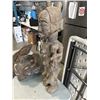 Image 3 : 3 VINTAGE HAND-CARVED AFRICAN WOODEN ART PIECES