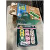 Image 1 : CASE OF SWFFER WET PADS AND NEW PACK OF SCOTCH-BRITE EXPANDING SPONGES