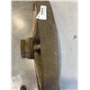 Image 3 : ANTIQUE WOOD WAGON WHEEN. WHEELS ARE 36" DIAMETER