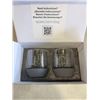 Image 3 : SET OF 4 NEW EPARE 8OZ WINE GLASSES SET, DUAL WALL INSULATED GLASS RETAIL $45 EACH, TOTAL $90