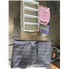 Image 1 : BABY CAKES CUP CAKE MAKER, AND UTENSIL ORGANIZER, STRAWS AND 2 WHEEL GROCERY CART