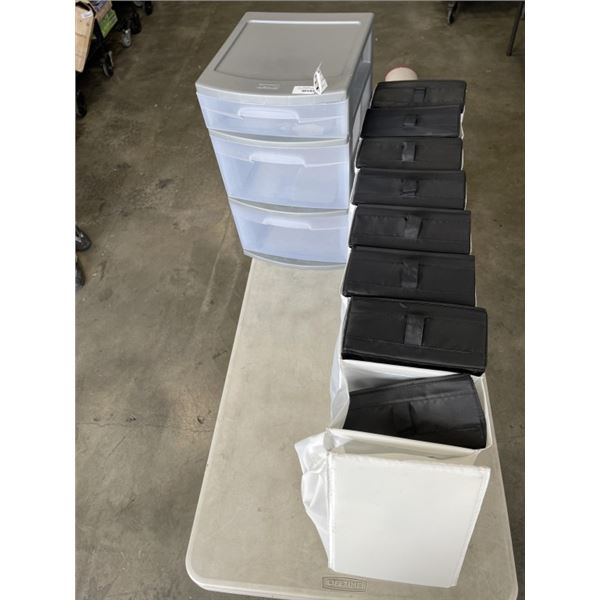 PLASTIC AND FABRIC ORGANIZERS