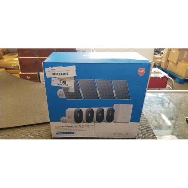 AOSU SOLAR POWER SECURTY CAMERA SET - LIKE NEW