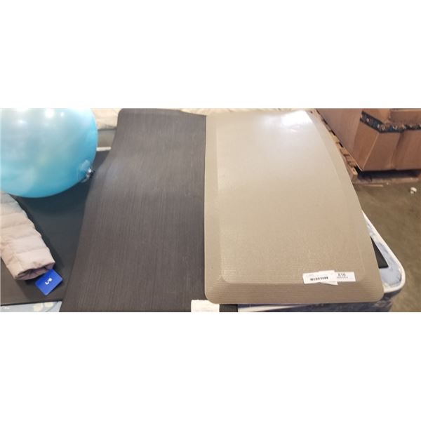 2 NON-SLIP MATS, ONE IS KITCHENAID