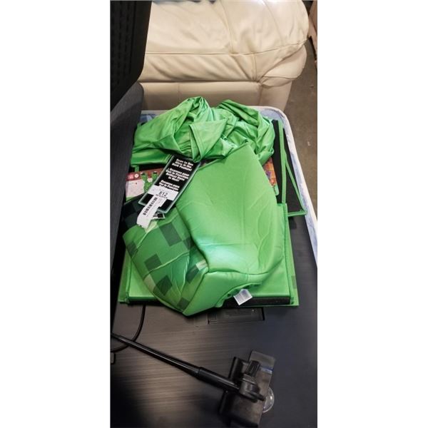 AS NEW MINECRAFT CREEPER CHILD COSTUME