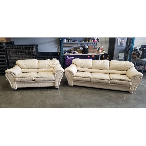 CARLTON HOUSE FURNITURE  COUCH AND LOVE SEAT. MADE IN CANADA