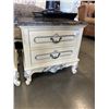 Image 5 : PAIR OF ORNATE 2 DRAWER NIGHT STANDS