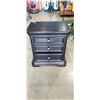 Image 1 : 3 DRAWER DRESSER WITH DARK FINISH