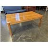 Image 1 : 28" x 48" WOODEN COFFEE TABLE