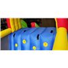 Image 5 : LARGE INFLATABLE BOUNCEY HOUSE WITH SLIDE, CLIMBING WALL, CARRY BAG, PATCH KIT AND PUMP, WORKING NO 