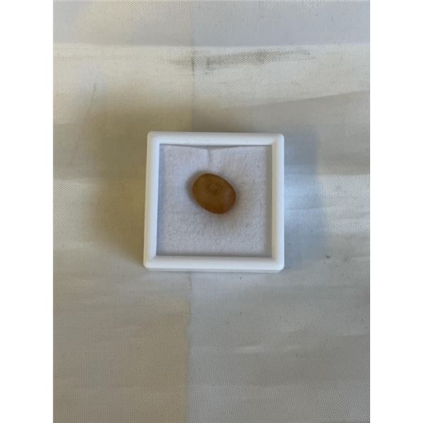 12.7CT NATURAL YELLOW SAPPHIRE GEMSTONE, UNTREATED, OVAL CUT - RETAIL $2790