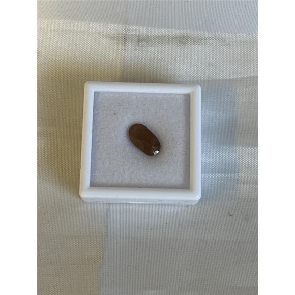 5.4CT NATURAL IMPERIAL TOPAZ GEMSTONE, UNTREATED, OVAL CUT - RETAIL $750