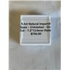 Image 2 : 5.4CT NATURAL IMPERIAL TOPAZ GEMSTONE, UNTREATED, OVAL CUT - RETAIL $750