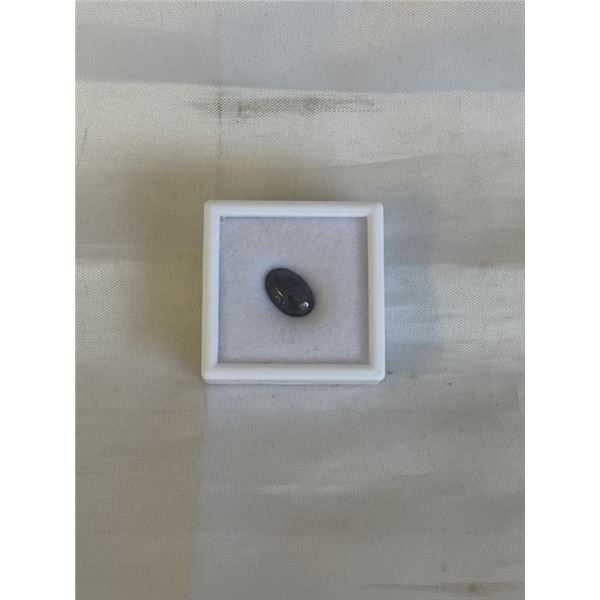 4.7CT NATURAL TANZANITE GEMSTONE, UNTREATED OVAL CABOCHON - RETAIL $700