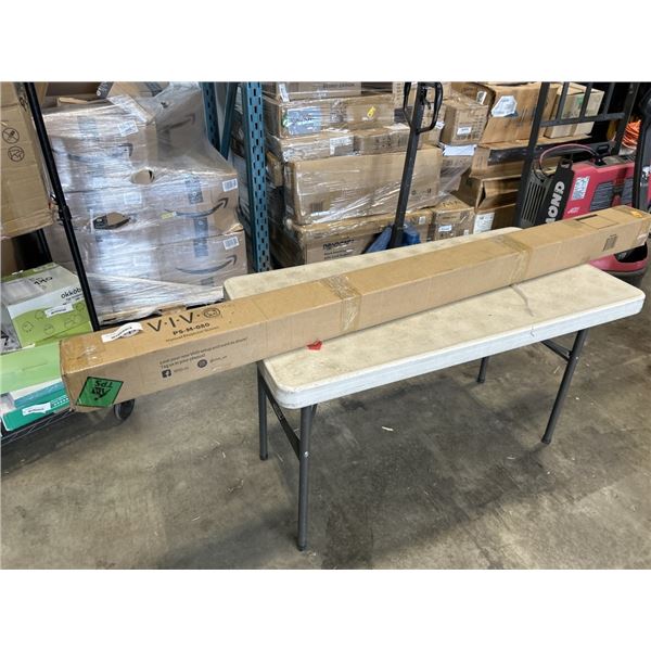 VIVO 80" MANUAL PROJECTOR SCREEN. MODEL PS-M-80
