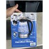 Image 3 : HAMILTON BEACH 1.7L ELECTRIC GLASS KETTLE - TESTED WORKING