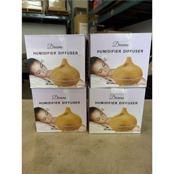 4 NEW DREAMS AROMA HUIMIDIFIER DIFFUSERS