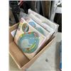 Image 3 : TRAY OF POOL INFLATABLES INCLUDING BIG MOUTH GIANT ISLAND POOL FLOAT, INFLATABLE POOL NOOBLE SWORDS,