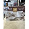 Image 1 : OVER AND BACK 16PC IVORY DINNERWARE SET