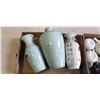 Image 2 : 2 TRAYS OF NEW VASES AND TEAPOTS