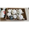 Image 3 : 2 TRAYS OF NEW VASES AND TEAPOTS