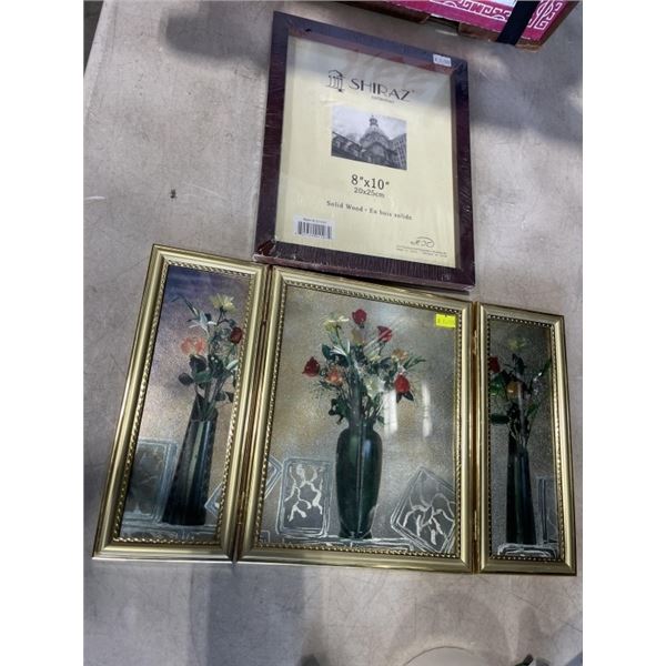 BOX OF PICTURE FRAMES
