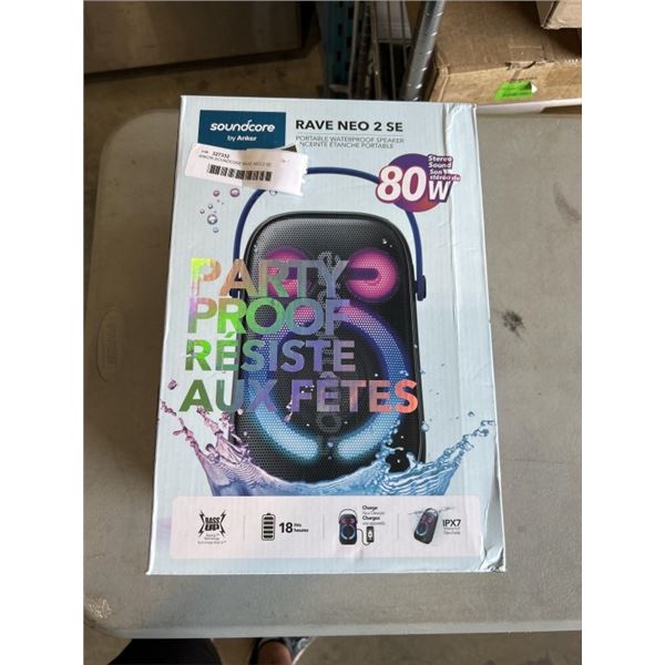 ANKOR SOUNDCORE RAVE NEO 2 SE PORTABLE WATERPROOF SPEAKER