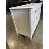 Image 4 : FRENCH PROVINCIAL 6 DRAWER WHITE DRESSER