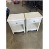 Image 1 : PAIR OF FRENCH PROVINCIAL SINGLE  DRAWER NIGHT STANDS