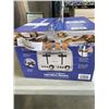 Image 3 : HAMILTON BEACH MODERN CHROME 4 SLICE TOASTER - TESTED WORKING