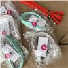 Image 3 : NEW STANDARD 5FT WATERPROOF LEASH AND 5 NEW SMALL WATERPROOF COLLARS 8"-12"