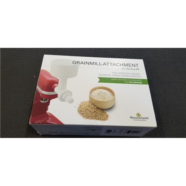 GRINDING ATTACHMENT FOR KITCHEN AID MIXERS, GRINDING GRAINS, OIL SEEDS HERBS AND SPICES