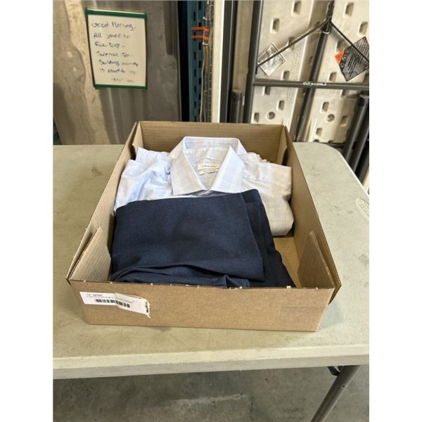 2 CALVIN KLEIN SLIM FIT COUPE CINTREE SIZE 32/33 AND 34/35, AND CALVIN KLEIN SIZE 32W X 30L PANTS
