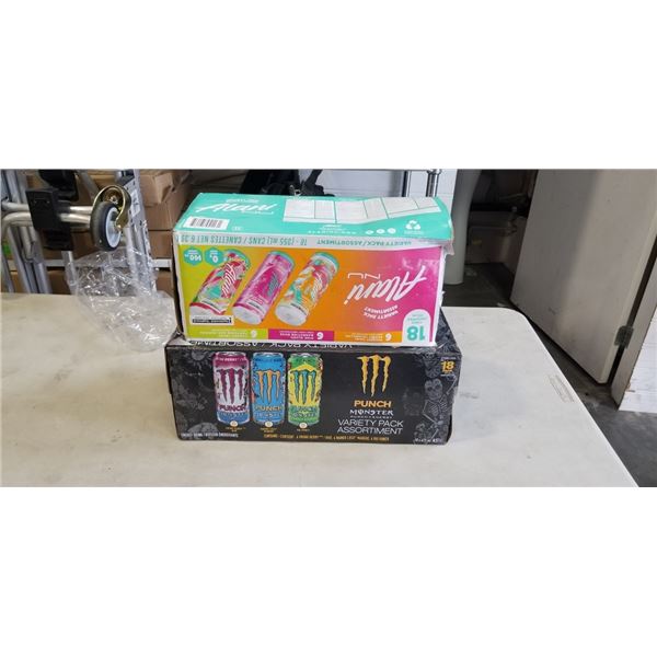 PUNCH MONSTER 18 PACK VARIETY AND ALANI 18 VARIETY PACK