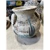 Image 4 : TRAY OF DECORATIVE ITEMS INCLUDING STONE TURTLE, COUPLE VASES, A SAFE