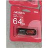 Image 2 : 5 NEW ADATA 64 GB USB DRIVES