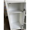 Image 2 : WHITE GLASS DOOR STORAGE CABINET