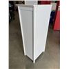 Image 4 : WHITE GLASS DOOR STORAGE CABINET