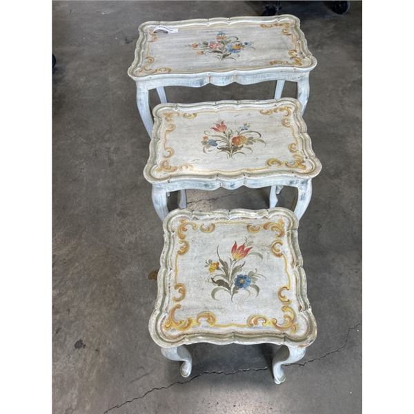 3 NESTING SIDE TABLES