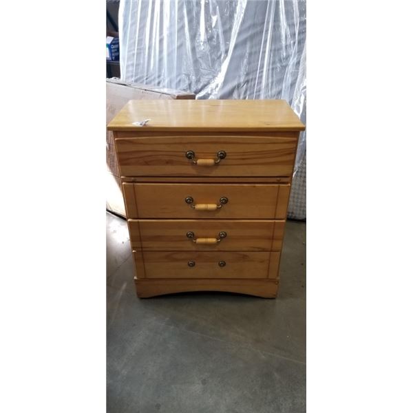 4 DRAWER SOLID PINE DRESSER