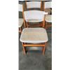 Image 2 : 4 MCM SOLID TEAK, MADE IN DENMARK SITTING CHAIRS.