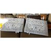 Image 1 : 2 NON-SLIP SUPER SOFT PLUSH BED OR BATH MATS