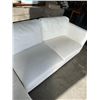 Image 3 : WHITE LEATHER 2 PIECE SECTIONAL