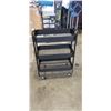 Image 1 : BLACK ROLLING 3 TIER CART
