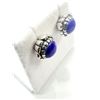 Image 2 : STERLING SILVER LAPIS LAZULI EARRINGS, W/A $450.00.